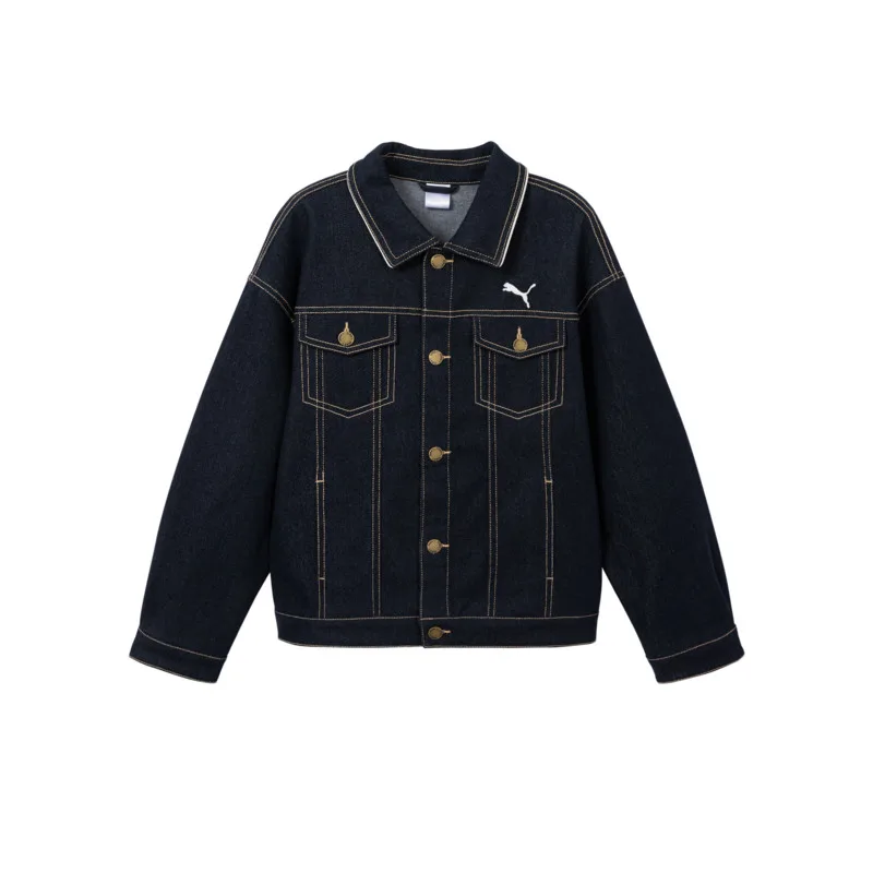 Детский топ с лацканом Moderate PUMA, denim темно-синий 88301