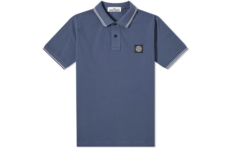 

STONE ISLAND Мужская рубашка поло, цвет Blue