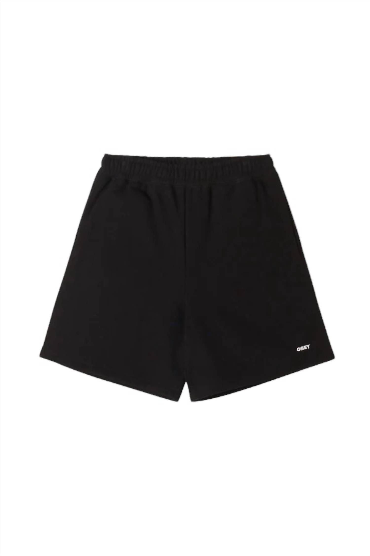 

Мужские спортивные шорты Established Works Bold черного цвета Obey Clothing