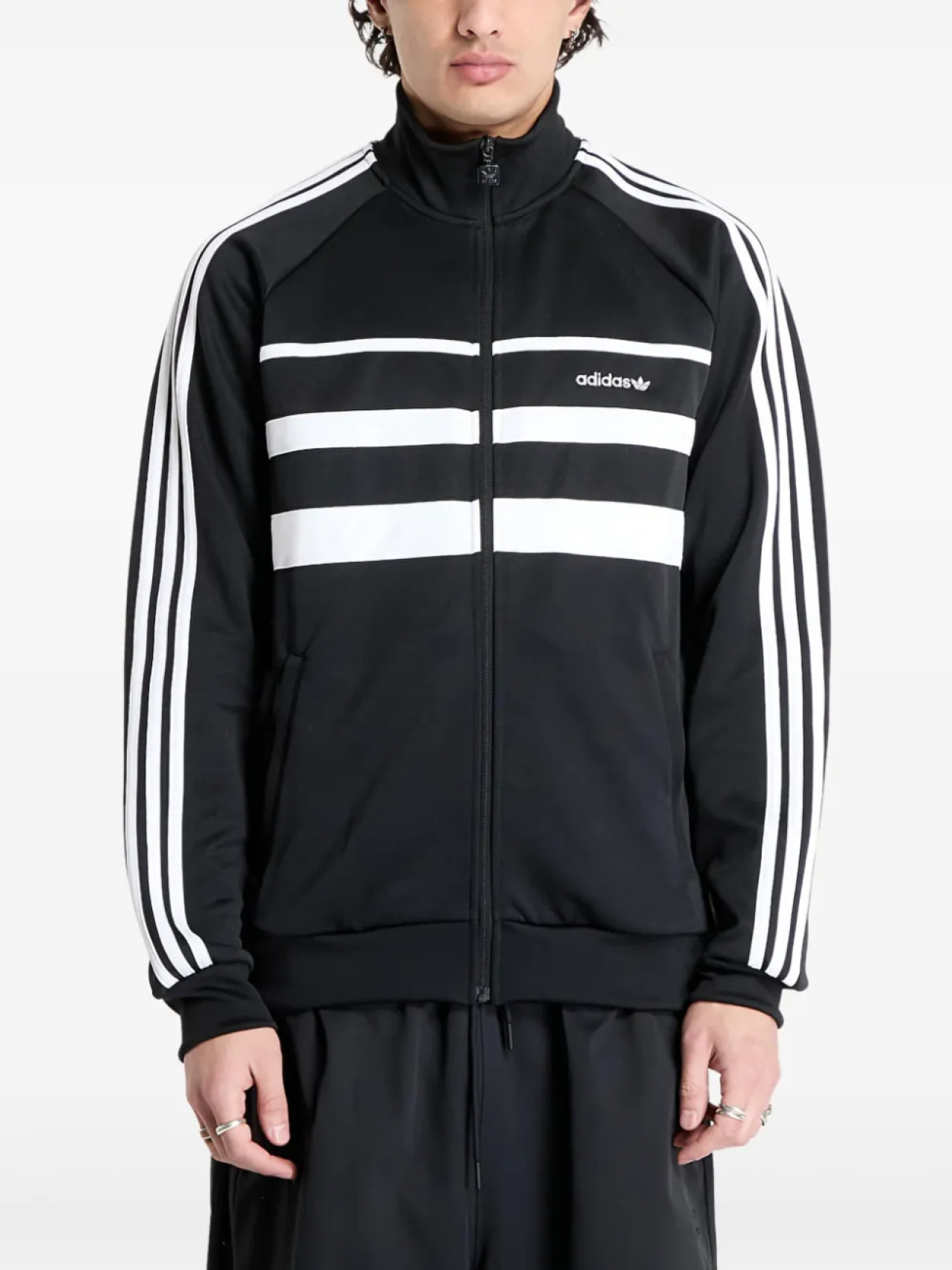 

Adidas толстовка The First на молнии, черный