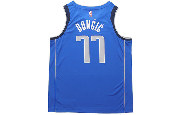 Футболка nba team limited jersey sw fan edition dallas mavericks doncic № 11 2020 2021 сезон Nike, синий — фото 2