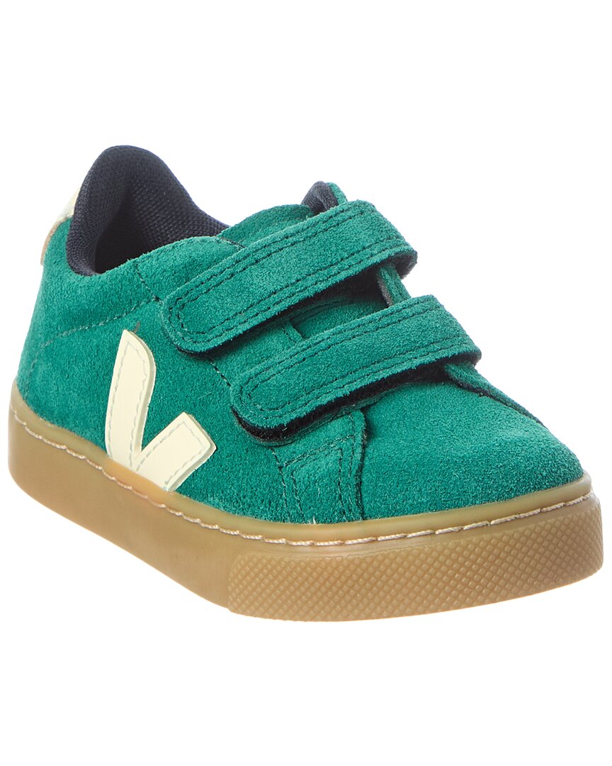 

Маленькие замшевые кроссовки VEJA Esplar, зеленый