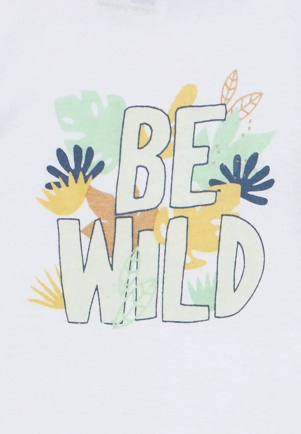 Футболка с принтом kurzarm wild one set Jacky Baby, White/Multi-Coloured — фото 4