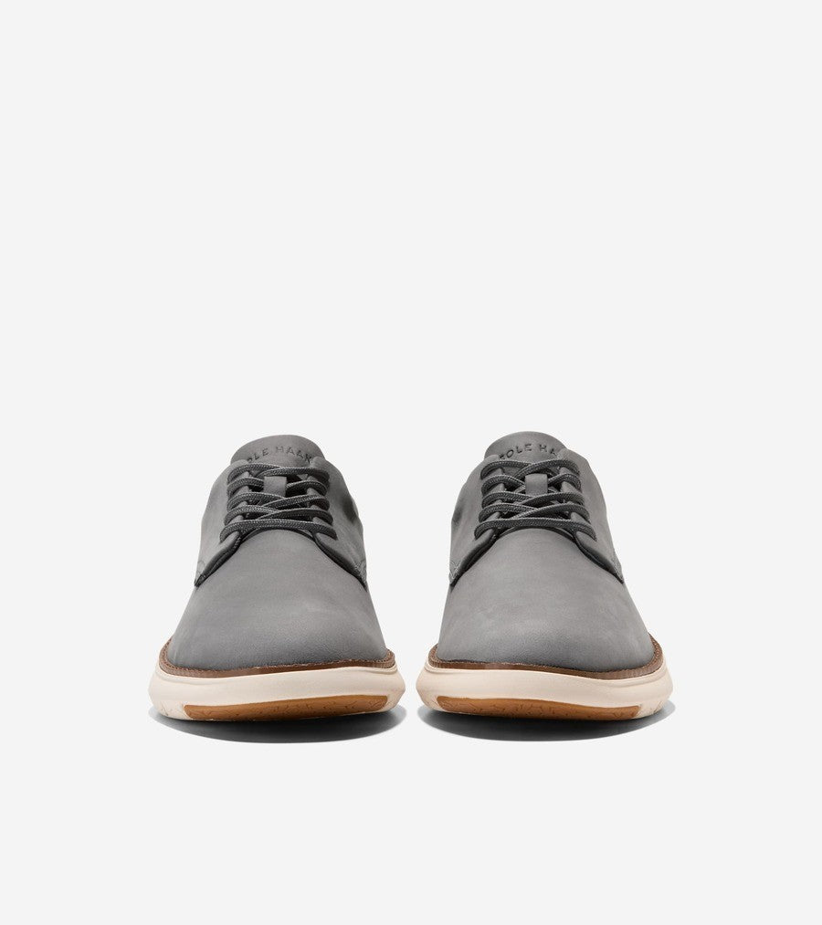 Кожаные туфли оксфорды Cole Haan Grand Remix C40424 мужские Quiet Shade, серый — фото 4