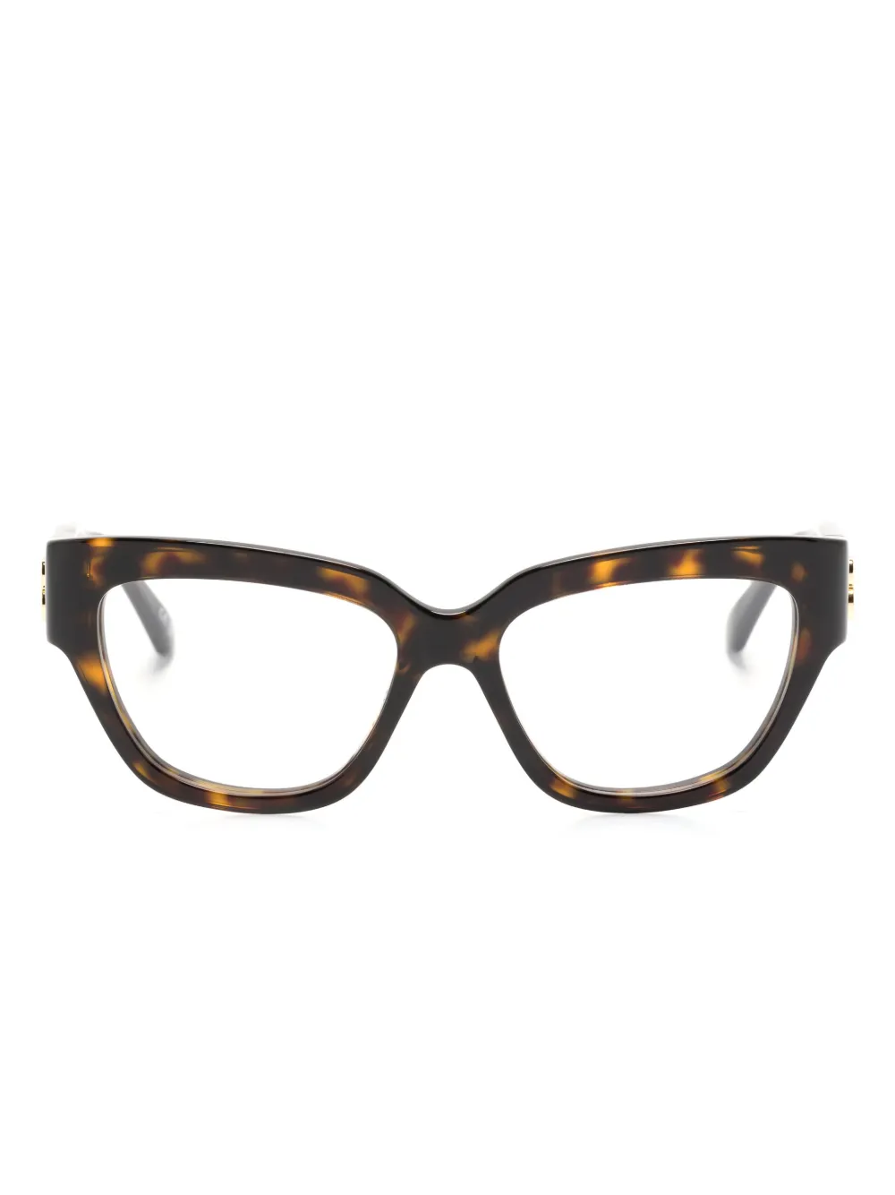 

Очки в квадратной оправе Balenciaga Eyewear, коричневый