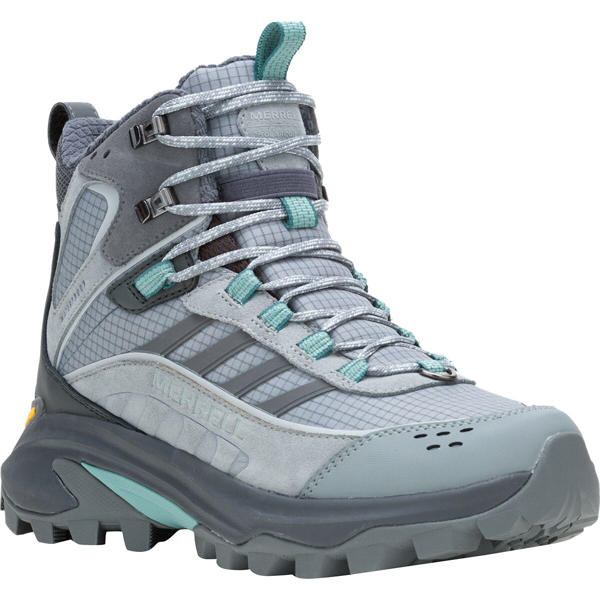 Ботинки женские походные Merrell Moab Speed 2 Thermo Mid WP утепленные, серый — фото 2