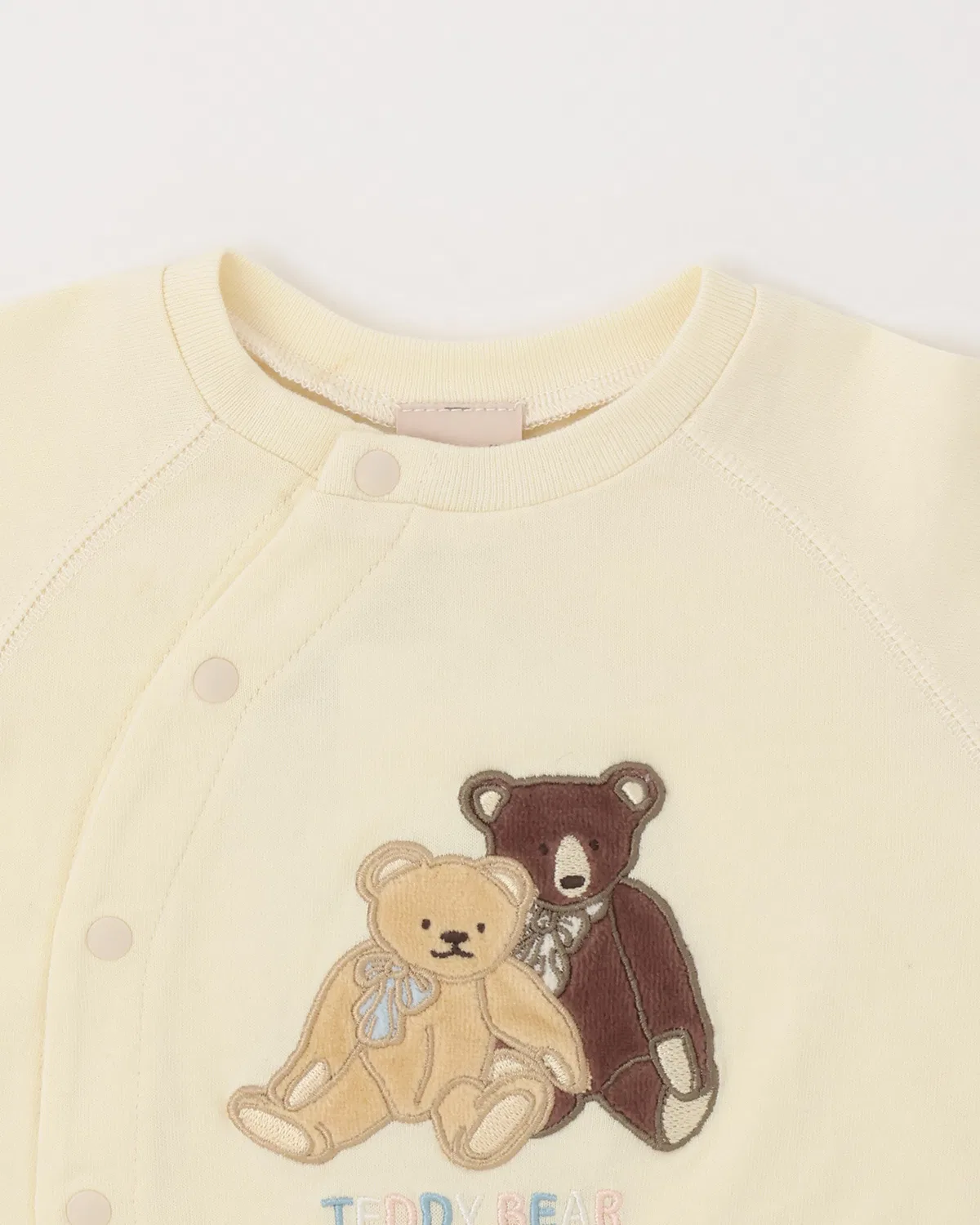 Комбинезон 2WAY с аппликацией TeddyBear, хлопок, кремовый — фото 4