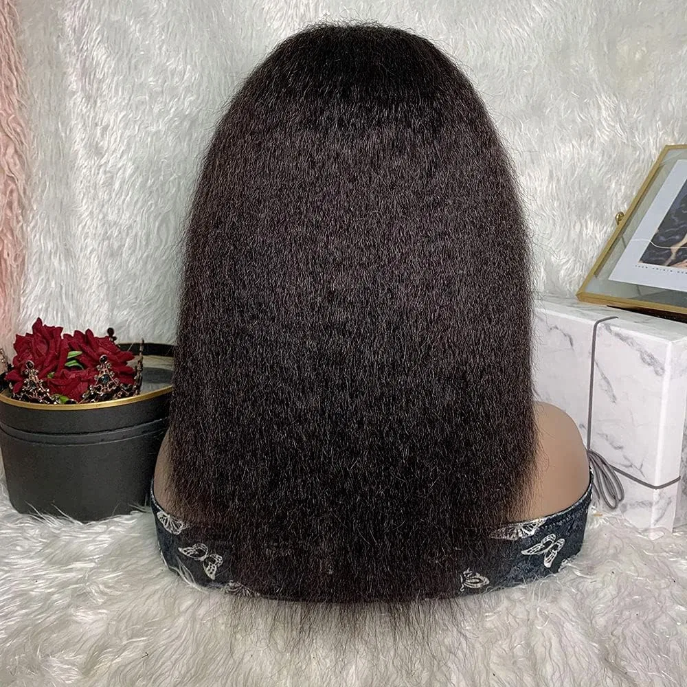 Женский парик «Yaki Lace Front Wig» из натуральных волос TOOCCI Toocci — фото 4