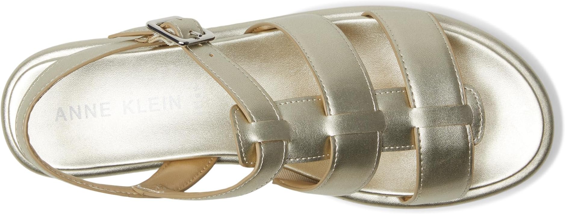 Сандалии Anne Klein Elodie, цвет Light Gold — фото 2