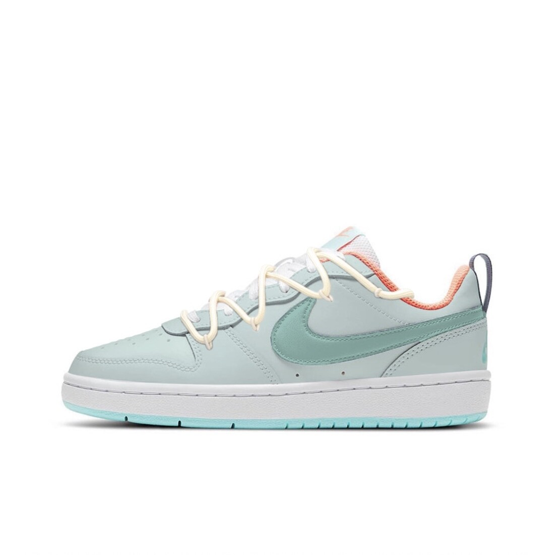 

Кроссовки для скейтборда Court Borough 2 женские, низкие, белый/синий Nike
