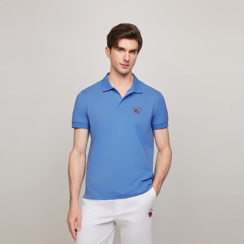 

Мужская рубашка-поло Tommy Hilfiger, цвет Blue C30