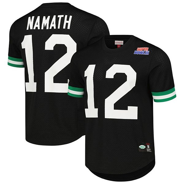 

Мужская футболка Mitchell & Ness Joe Namath черная New York Jets Unbranded