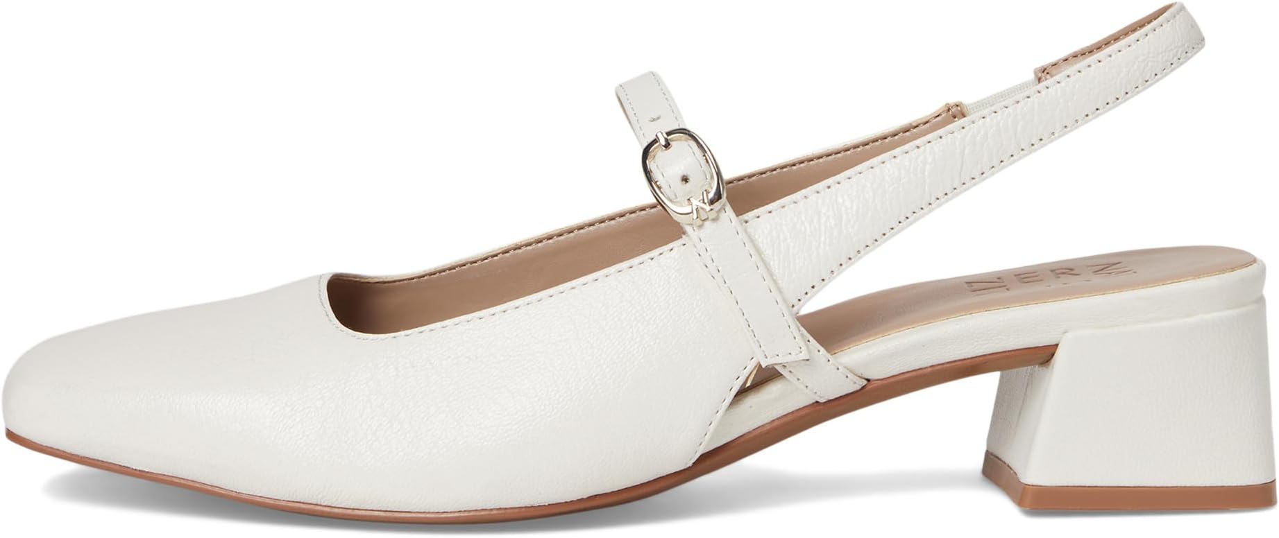 Туфли Naturalizer Women's Soul Idea Ballet Flat, Warm White Leather — фото 4