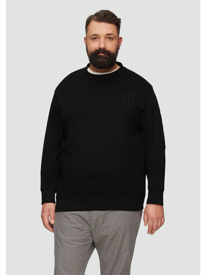 

Толстовка s.Oliver Sweatshirt langarm, черный
