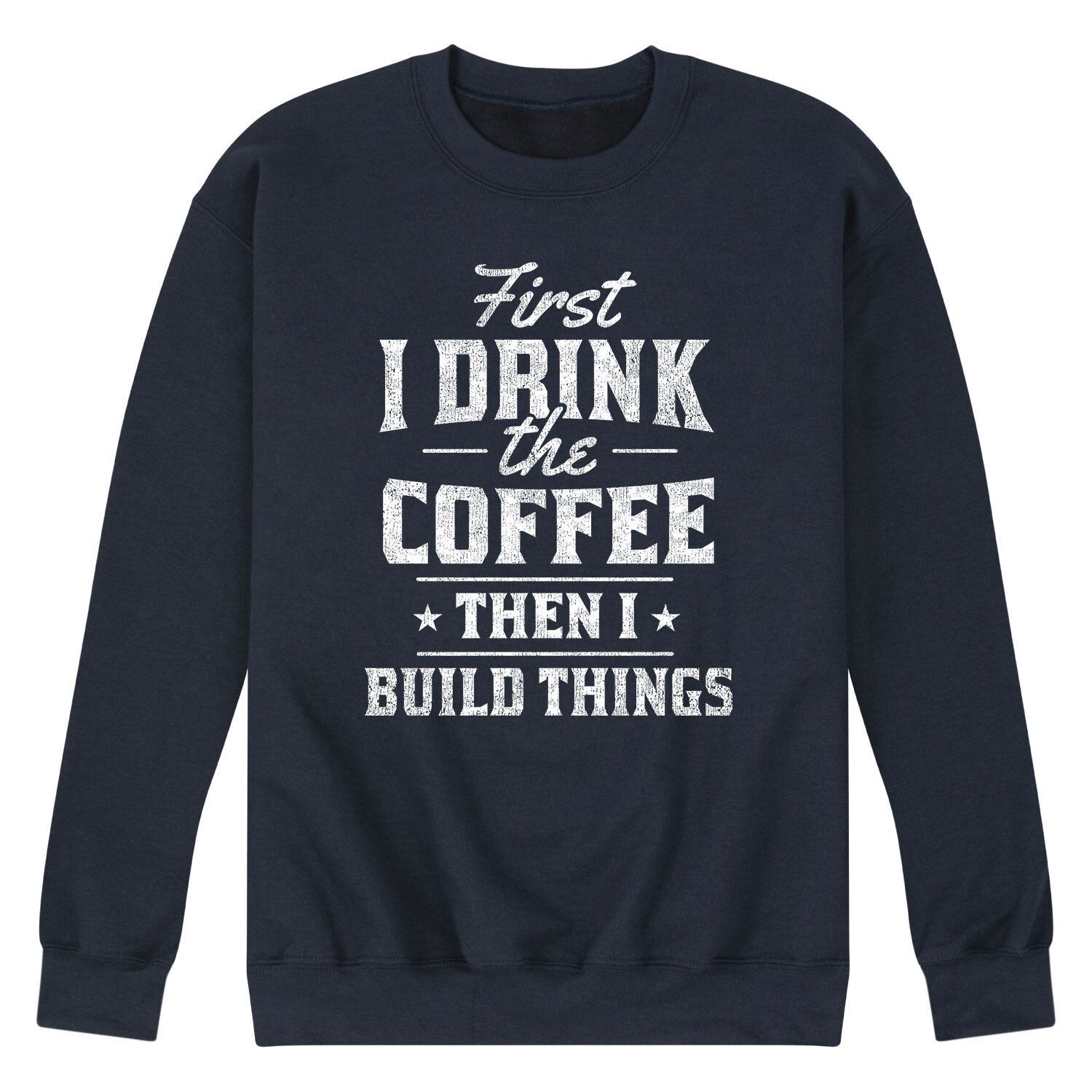 

Мужской свитшот First Drink Coffee Licensed Character
