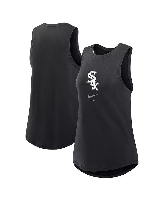 

Женская черная майка Chicago White Sox Legacy Icon с высоким воротом Nike