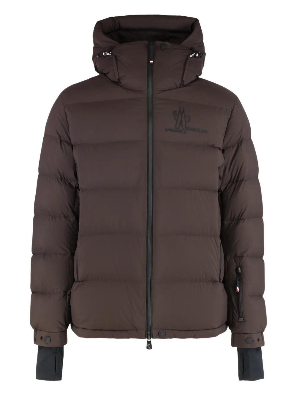 

Пуховик Isorno с капюшоном Moncler Grenoble, коричневый