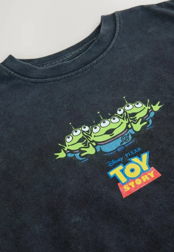 Футболка Regular fit Toy Story, Next, цвет черный вымытый — фото 2