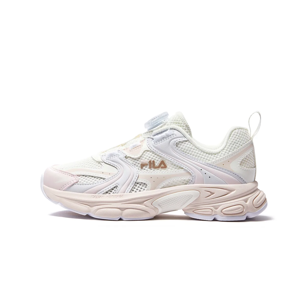 FILA KIDS Heritage FHT синтетическая кожа, текстильная подкладка, устойчивые к истиранию дышащие детские кроссовки Kids'