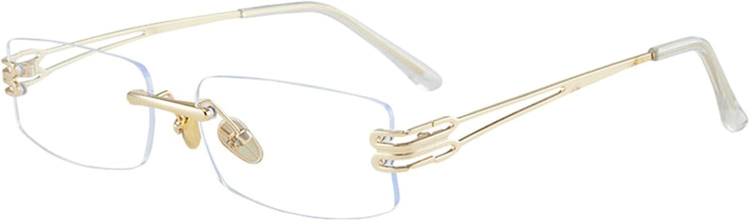 

Солнцезащитные очки Willochra в золотистой металлической оправе без оправы для мужчин и женщин, модные маленькие узкие прямоугольные солнцезащитные очки в стиле 90-х, C5