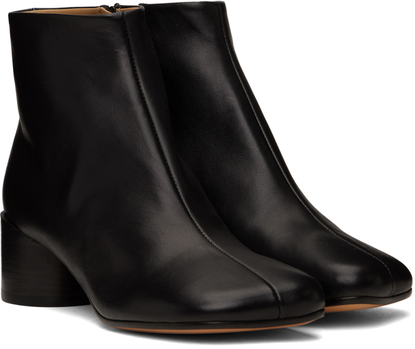 Анатомические ботильоны MM6 Maison Margiela, черный — фото 4