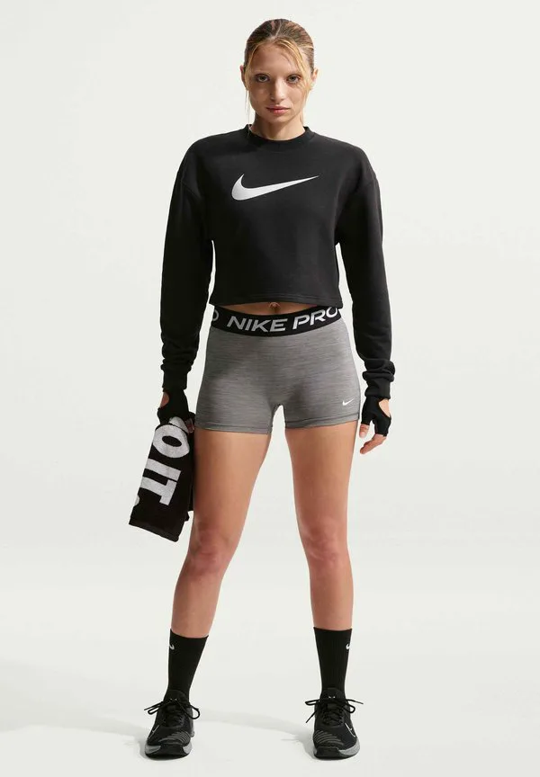 Толстовка crew Nike Performance, Black/Metallic Silver/(White)