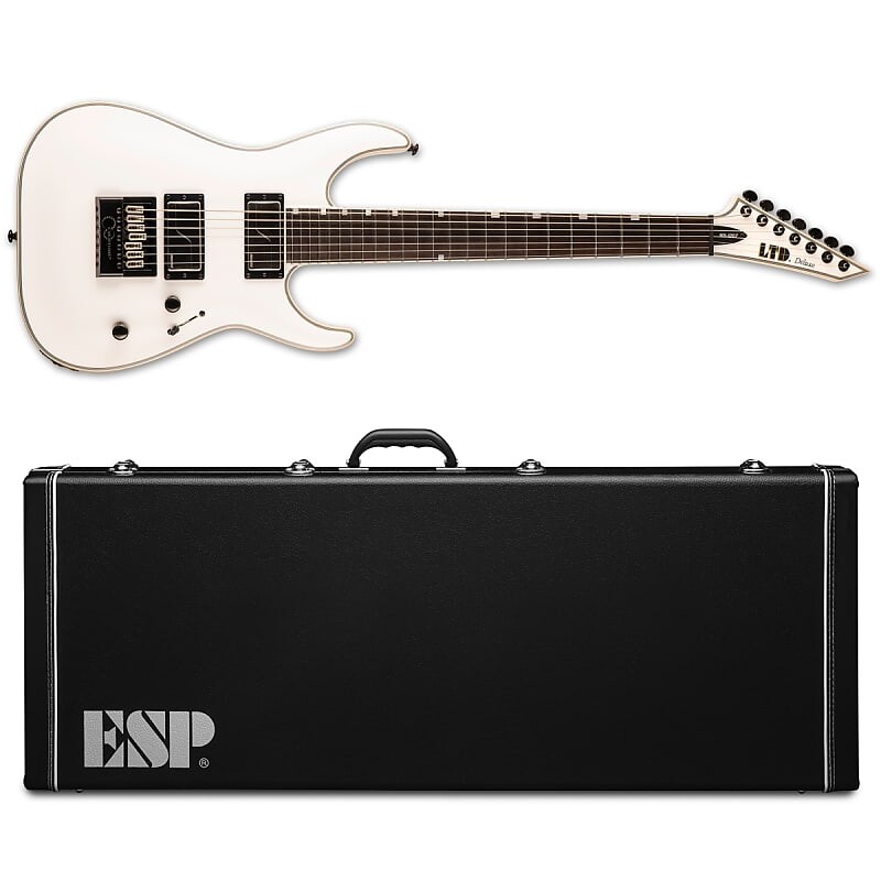

Электрогитара ESP LTD MH-1007 Evertune Snow White 7-String Electric Guitar + Hard Case Fluence ET