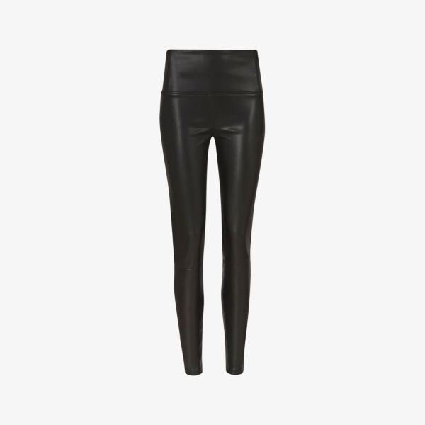 

Леггинсы Cora из искусственной кожи с высокой посадкой Allsaints, черный