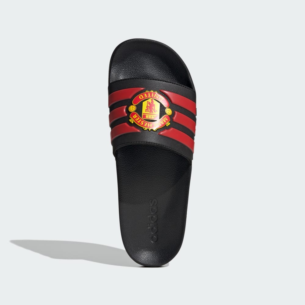Шлепанцы Adidas Adilette Shower Manchester United Slides, цвет Core Black/Red/Cloud White — фото 2