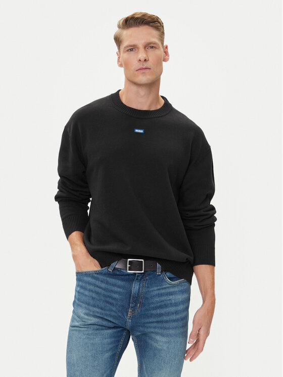 

Свитер relaxed fit San Casey-CP 50543784 Hugo, чёрный