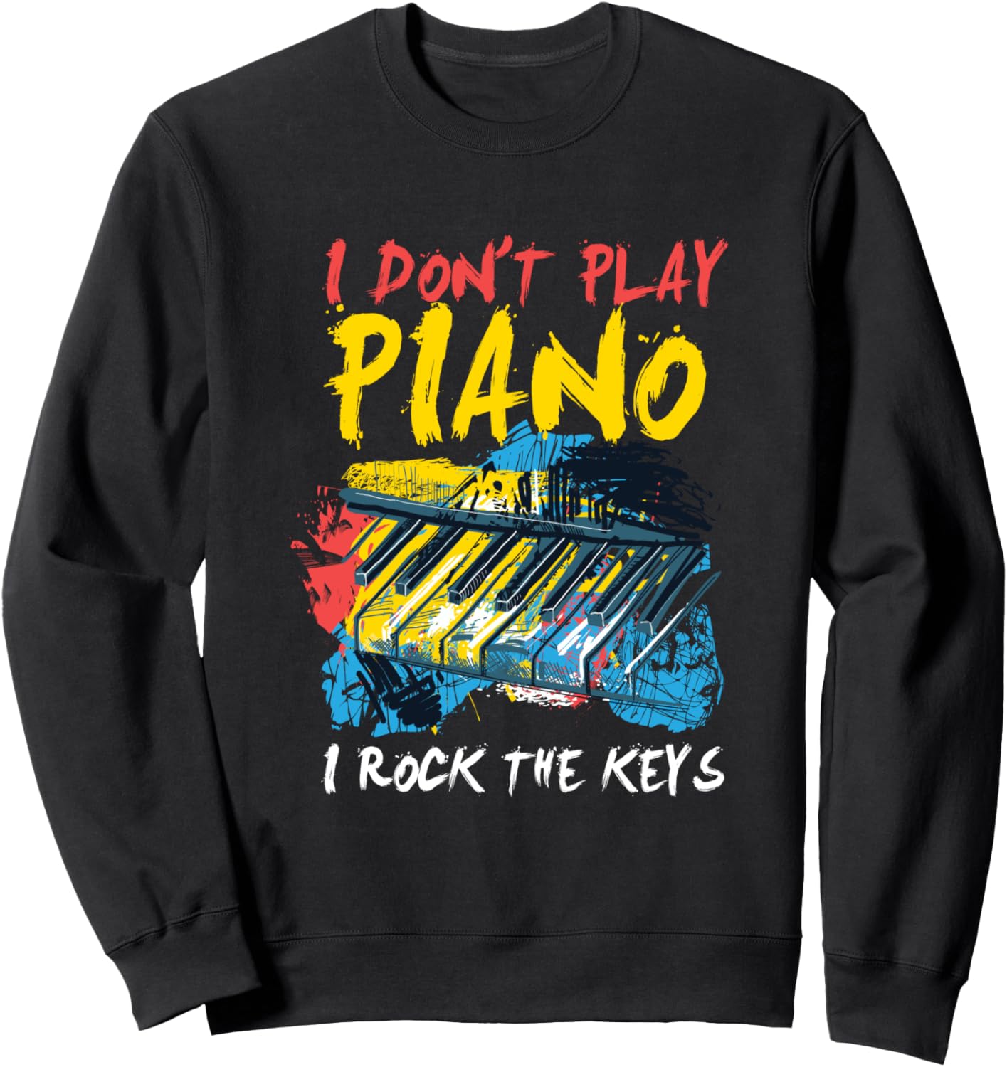 

Я качаю клавиши пианино, Ноты для рояля, Толстовка для пианиста Amazing Piano Pianist Outfits And Gifts, черный