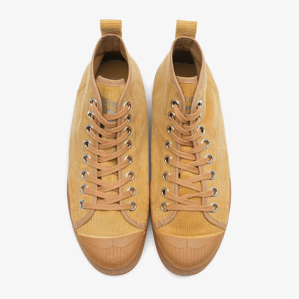 Мужские высокие кеды Stella Corduroy B79 цвета кэмел от Bensimon — фото 3