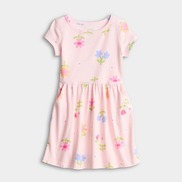 

Сенсорное адаптивное платье для девочек 6-12 лет Jumping Beans, Pink Shapes Floral