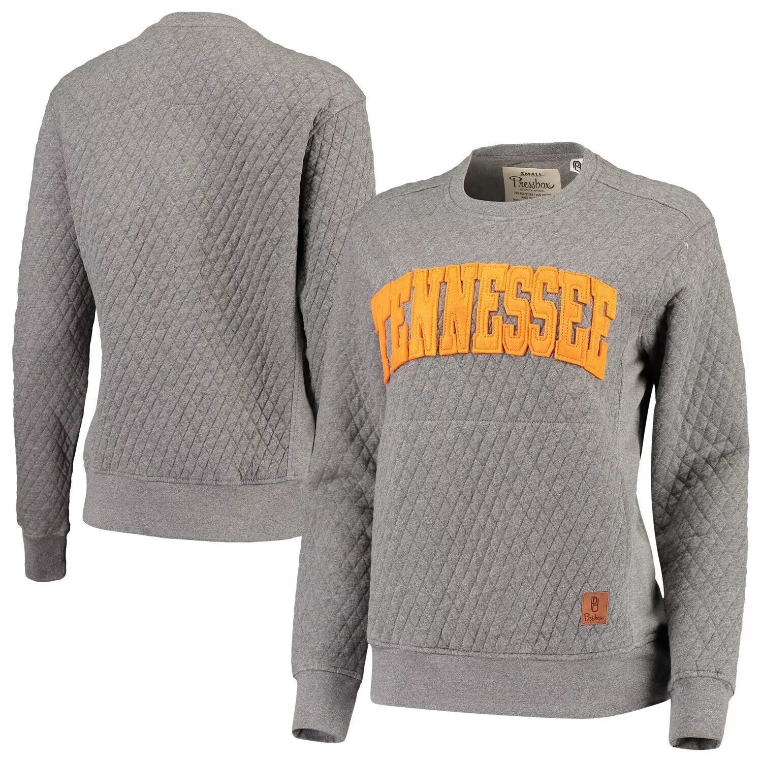 

Женский стеганый пуловер Pressbox Heather Charcoal Tennessee Volunteers Moose