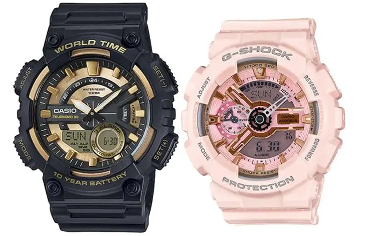 

CASIO Часы Unisex Pair Table Series Black Watch