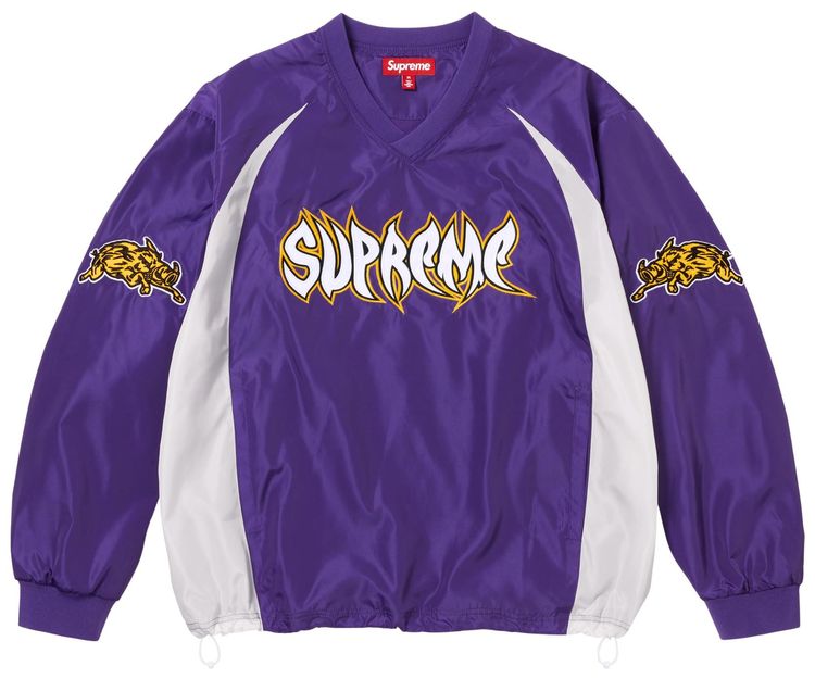 

Пуловер Supreme Warthog Warm Up Pullover, фиолетовый