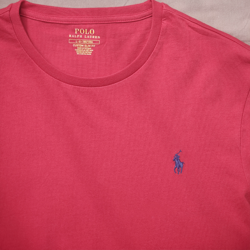 Футболка с вышивкой Polo Pony Polo Ralph Lauren, красный — фото 4