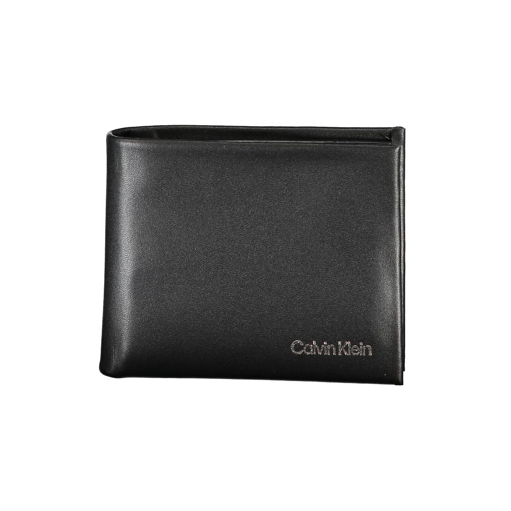 

Черный полиэстеровый мужской кошелек Calvin Klein
