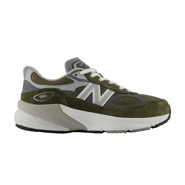 

Кроссовки New Balance 990v6 Big Kid True Camo, зеленый