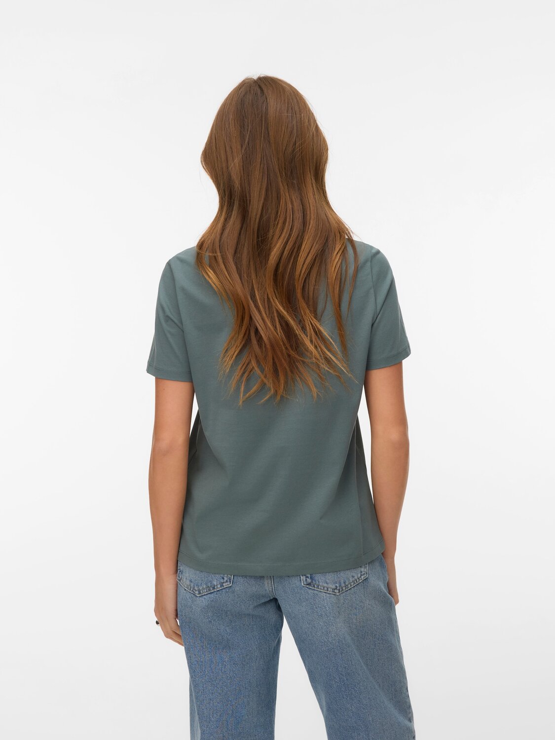 

VERO MODA Футболка в зеленом и черном цвете, Черный, VERO MODA Футболка в зеленом и черном цвете