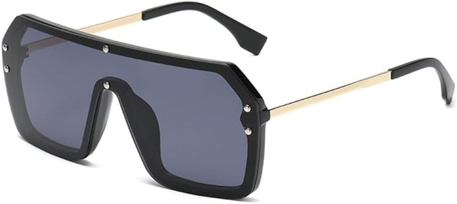 

Женские солнцезащитные очки (1 шт.) с плоскими линзами градиентного оттенка, без оправы, мужские солнцезащитные очки с зеркальным покрытием и защитой от УФ-излучения UV400 для активного отдыха LANGSER, Black