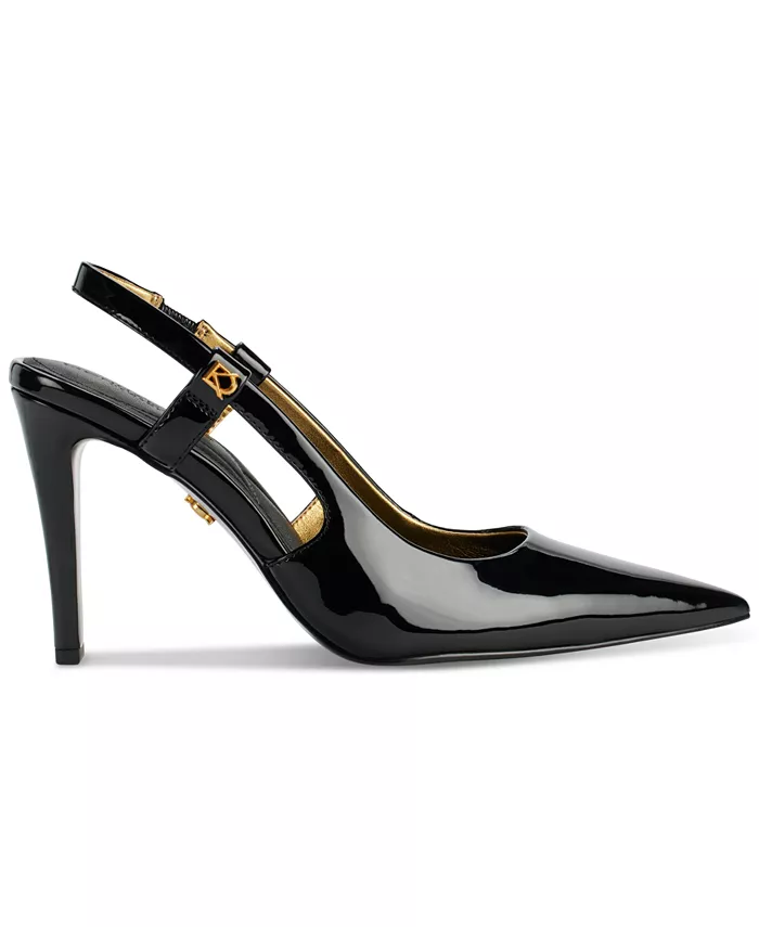 Женские туфли Donna на платформе с открытой пяткой Donna Karan New York, черный — фото 2