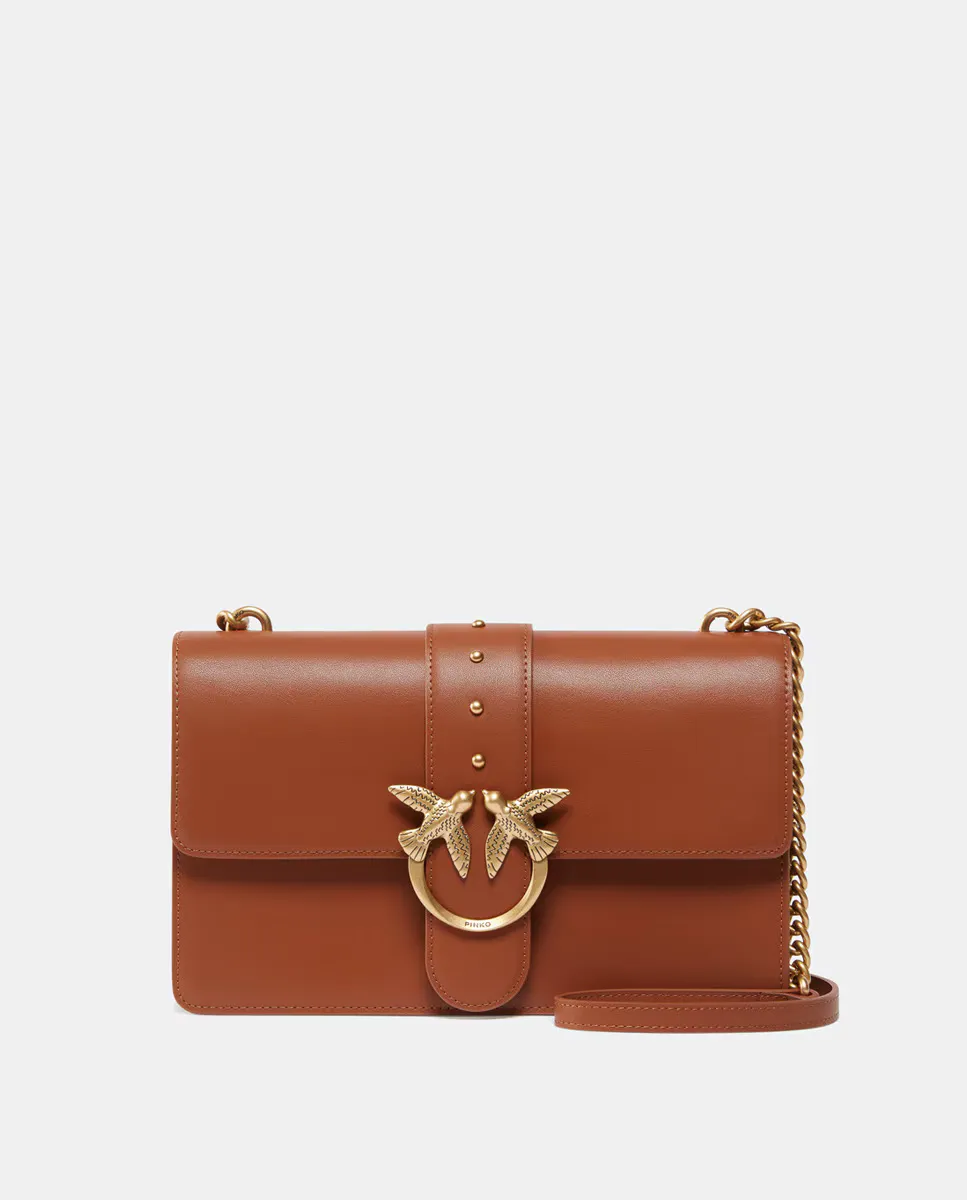 

Одна классическая сумка через плечо Pinko, цвет Camel