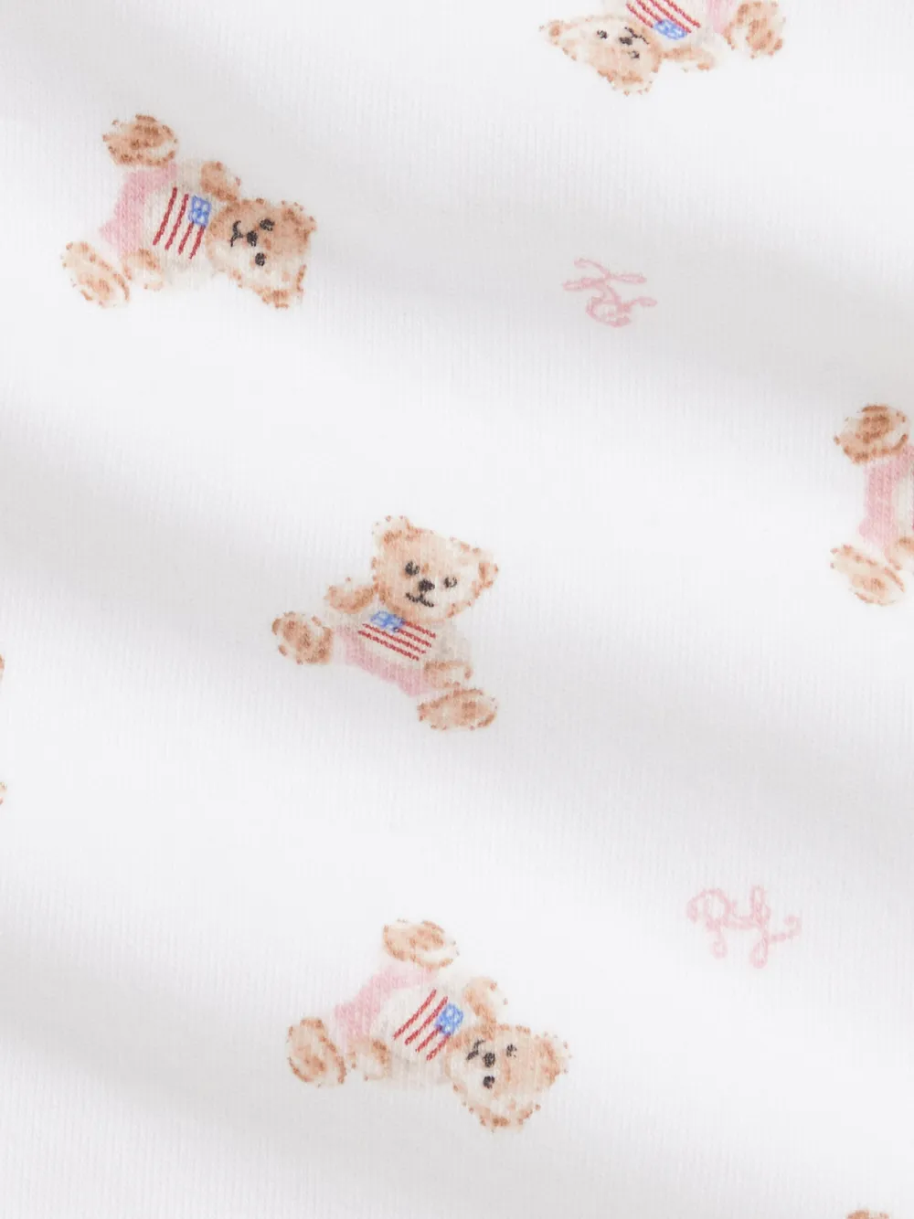 Комплект для новорожденного с принтом Polo Bear POLO RALPH LAUREN KIDS, белый — фото 2