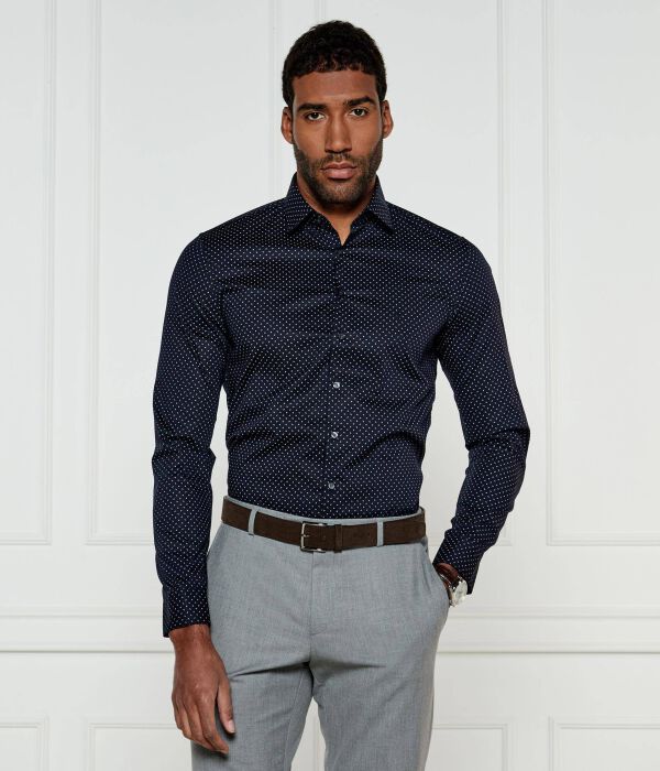 

Рубашка Calvin Klein с мелким узором, синий