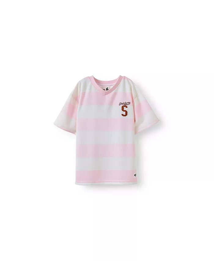 

Футболка для девочек Little/Big License Milly Soccer COTTON ON, розовый