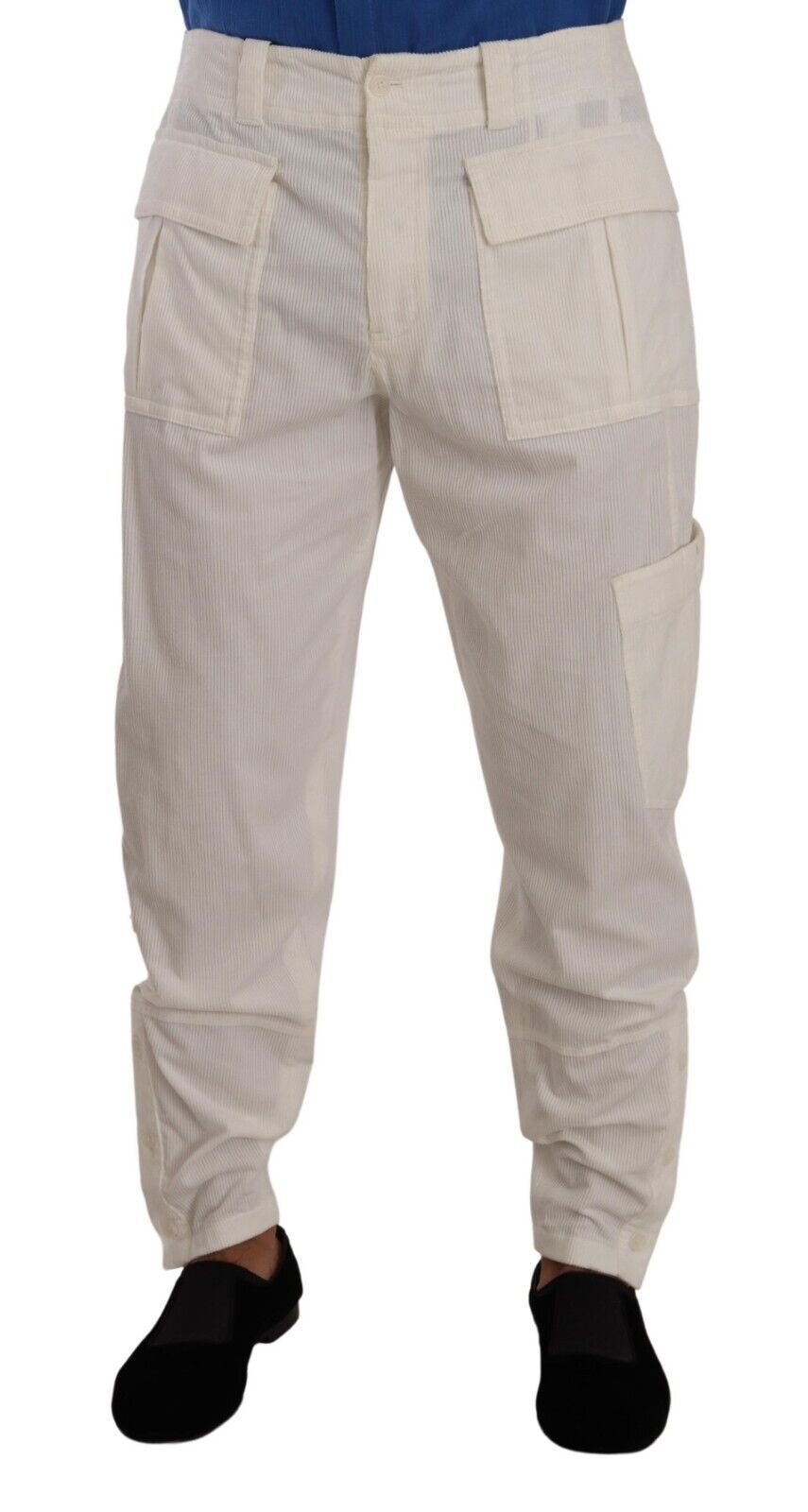 

Элегантные брюки-карго Off White - Regular Fit Dolce & Gabbana, кремовый