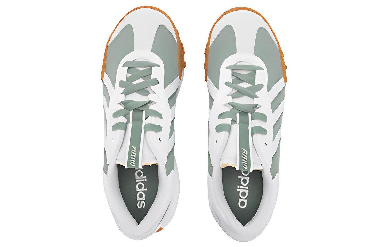 Кроссовки Adidas Neo Futro Mixr Lifestyle Unisex, серый/белый/коричневый — фото 4