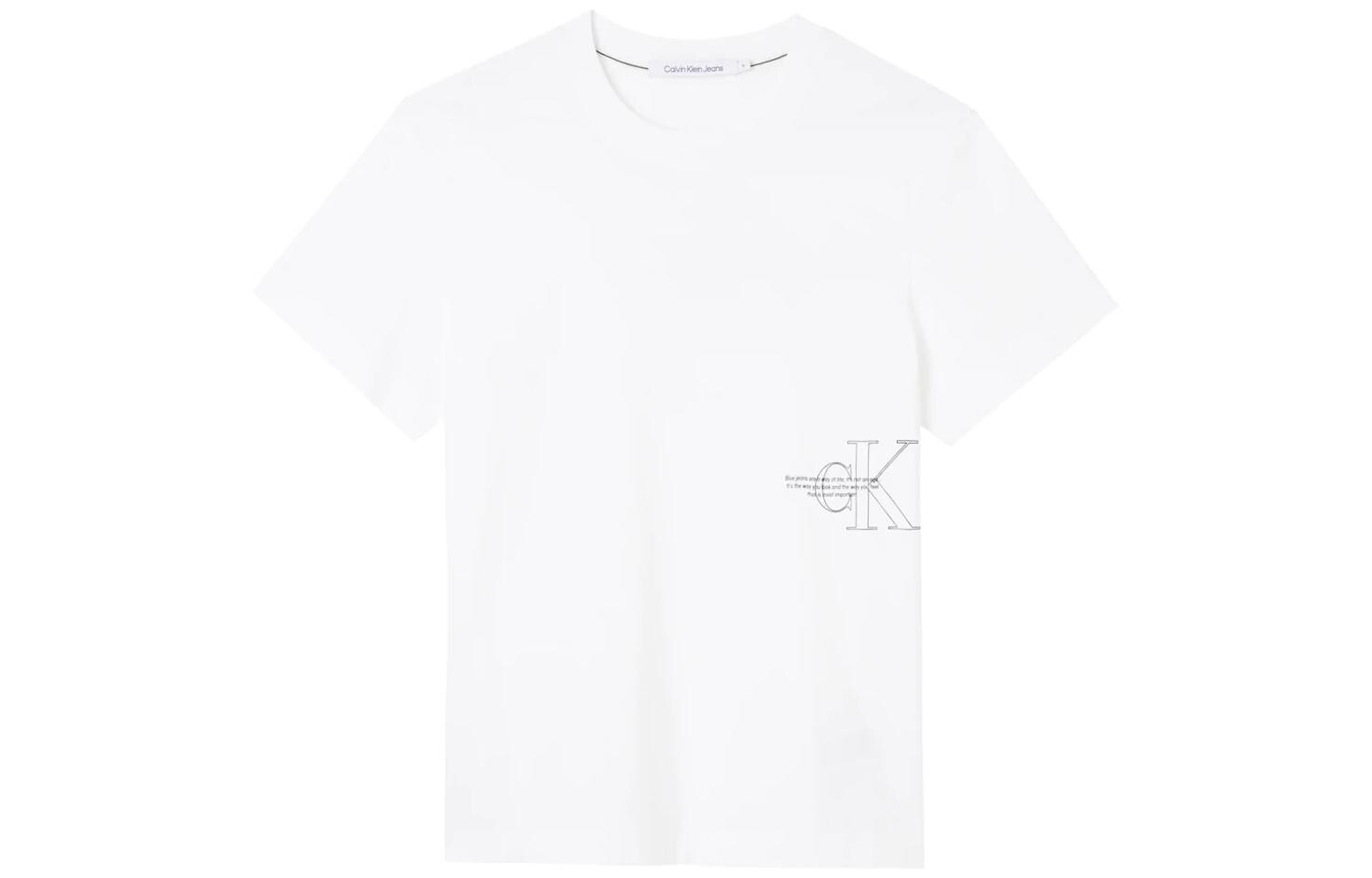 

Футболка мужская белая Calvin Klein, белый