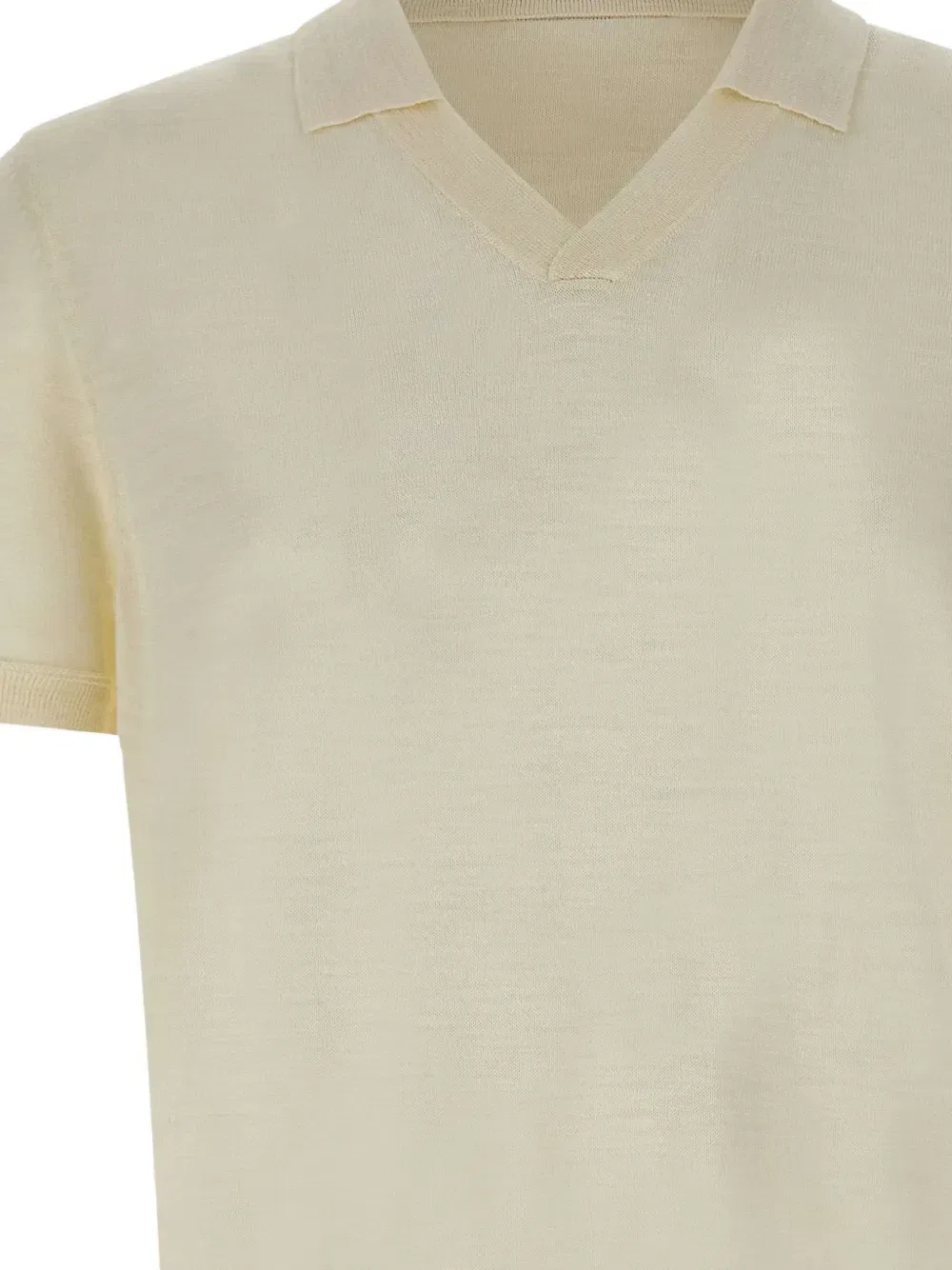 Шелковая футболка Boss, бежевый — фото 4